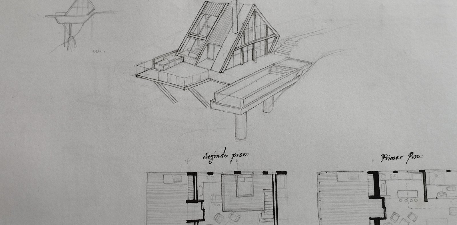 Hyperrealistic architectural-visualization by MAURYARTE — Architectural drawings translating spatial volume into graphite lines