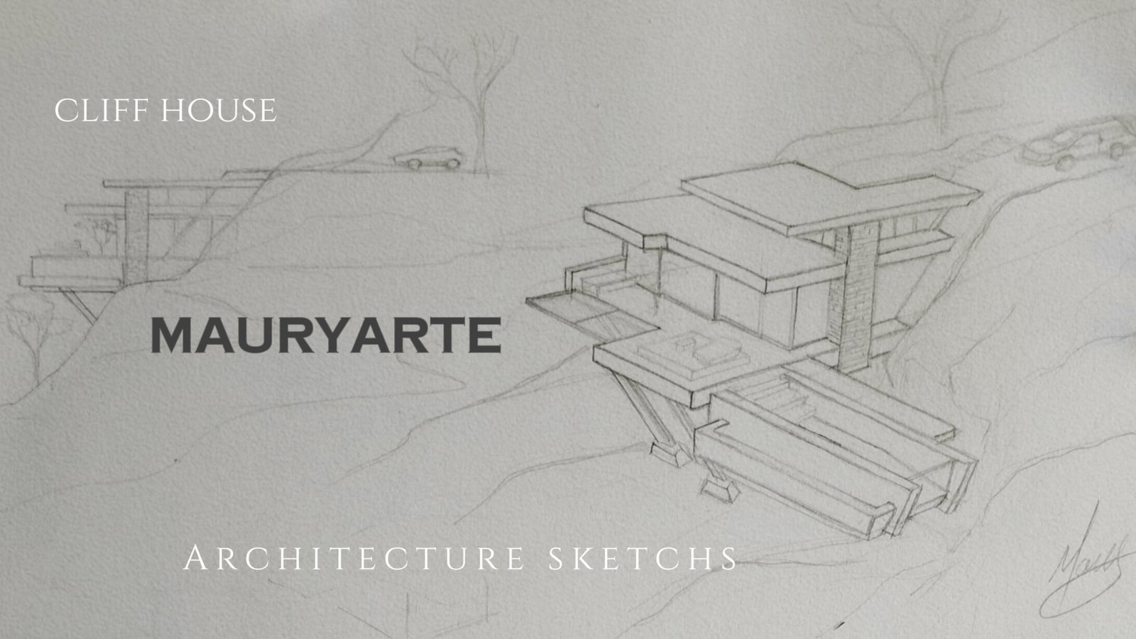 Hyperrealistic architectural-visualization by MAURYARTE — Hyperrealistic architectural-visualization by MAURYARTE — color wash exploration for architecture-sketchs
