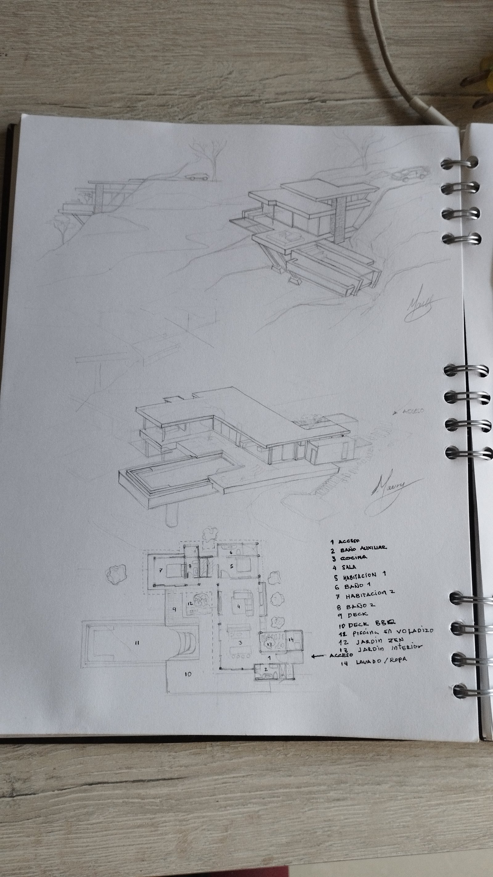 Hyperrealistic architectural-visualization by MAURYARTE — Hyperrealistic architectural-visualization by MAURYARTE — brushstroke texture exploration for architecture-sketchs