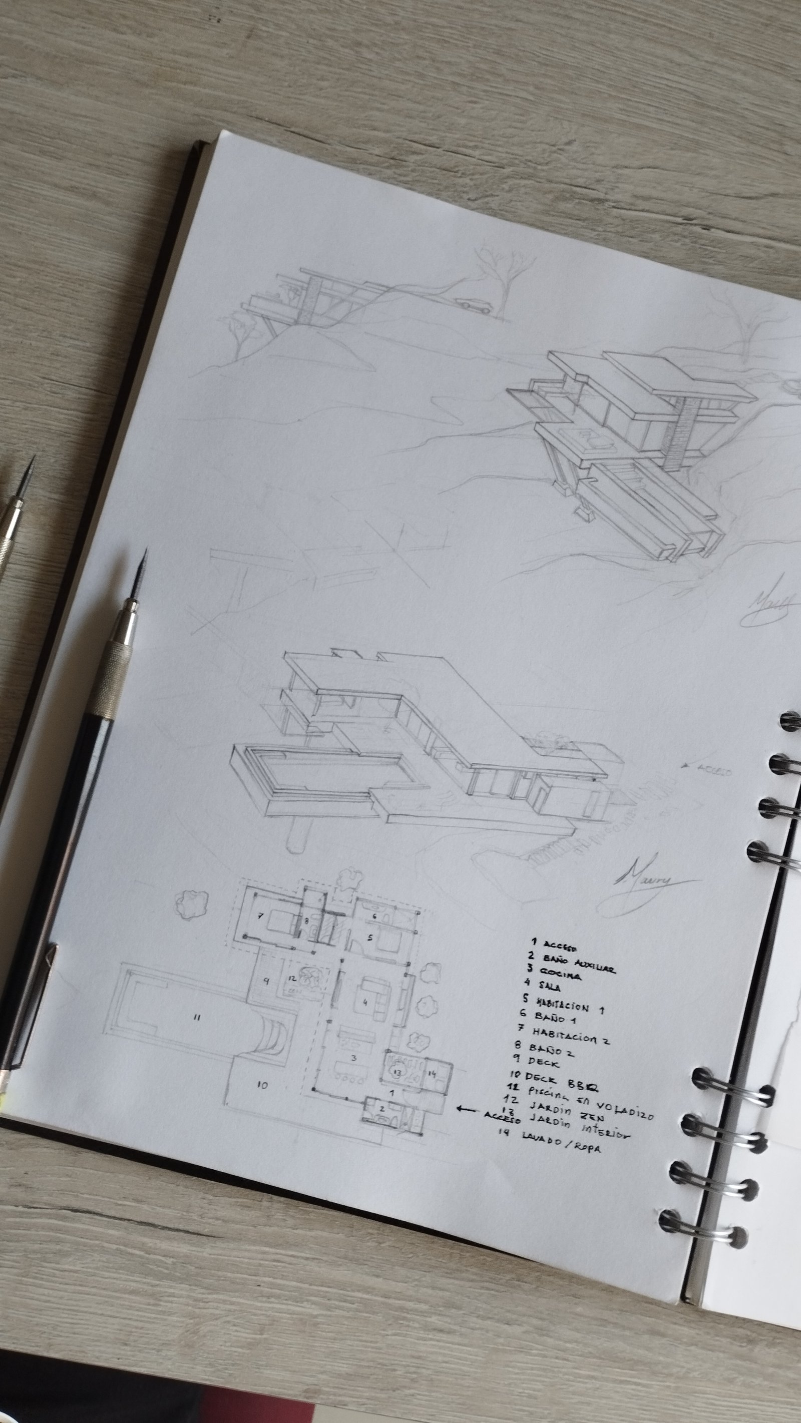 Hyperrealistic architectural-visualization by MAURYARTE — Hyperrealistic architectural-visualization by MAURYARTE — canvas blockout exploration for architecture-sketchs