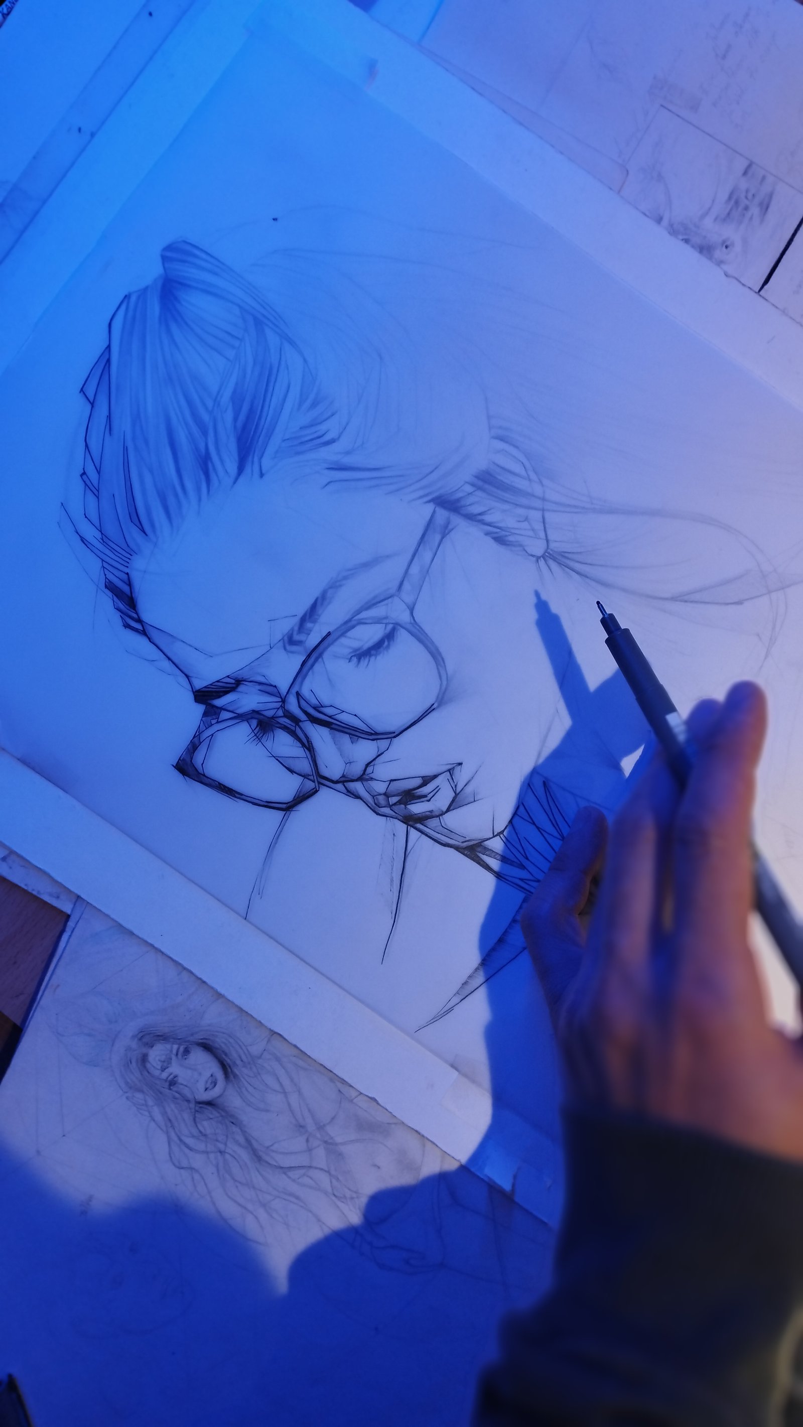 Hyperrealistic character-design by MAURYARTE — Hyperrealistic character-design by MAURYARTE — expression study exploration for retratos-a-lapiz-y-carboncillo